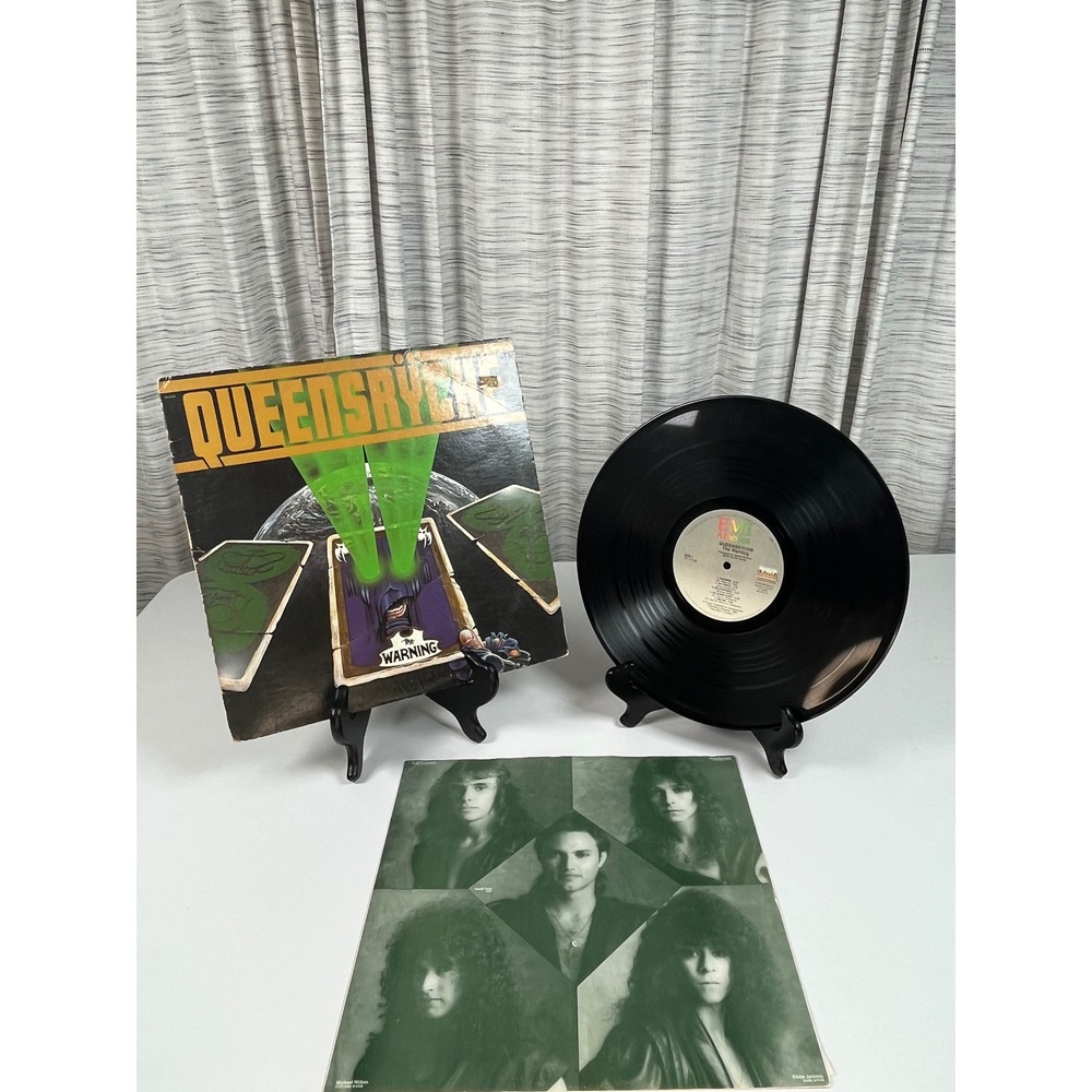 Queensryche The Warning Vinyl Black 12 inch 1984 Heavy Metal